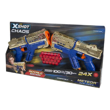 XShot Chaos Meteor Royale - Combo 2 Pistole 12